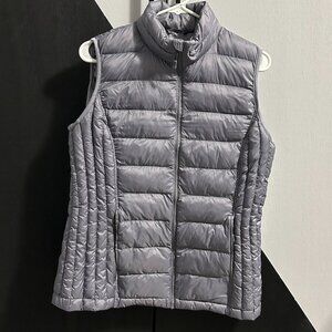 32 Degrees Heat Gray Lightweight Puffer Vest Women's Size M